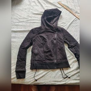 Blanc noir cotton lacing jacket